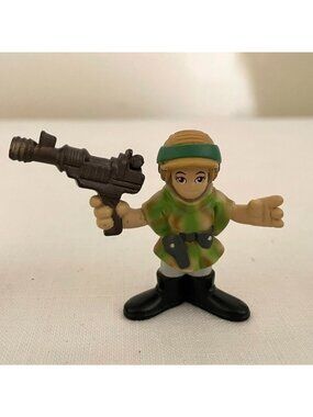 Star Wars Galactic Heroes Princess Leia Endor Figure 2007 Hasbro Mini Action Toy